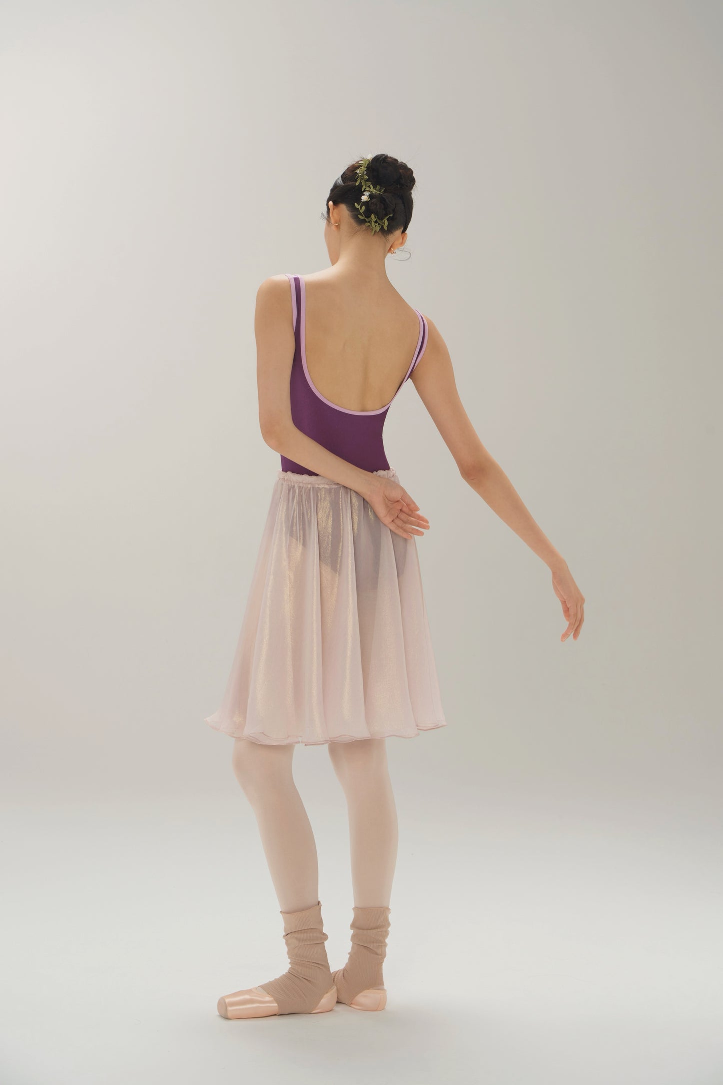 Ballet Leotard | Lily of the Valley Embroidered Twist