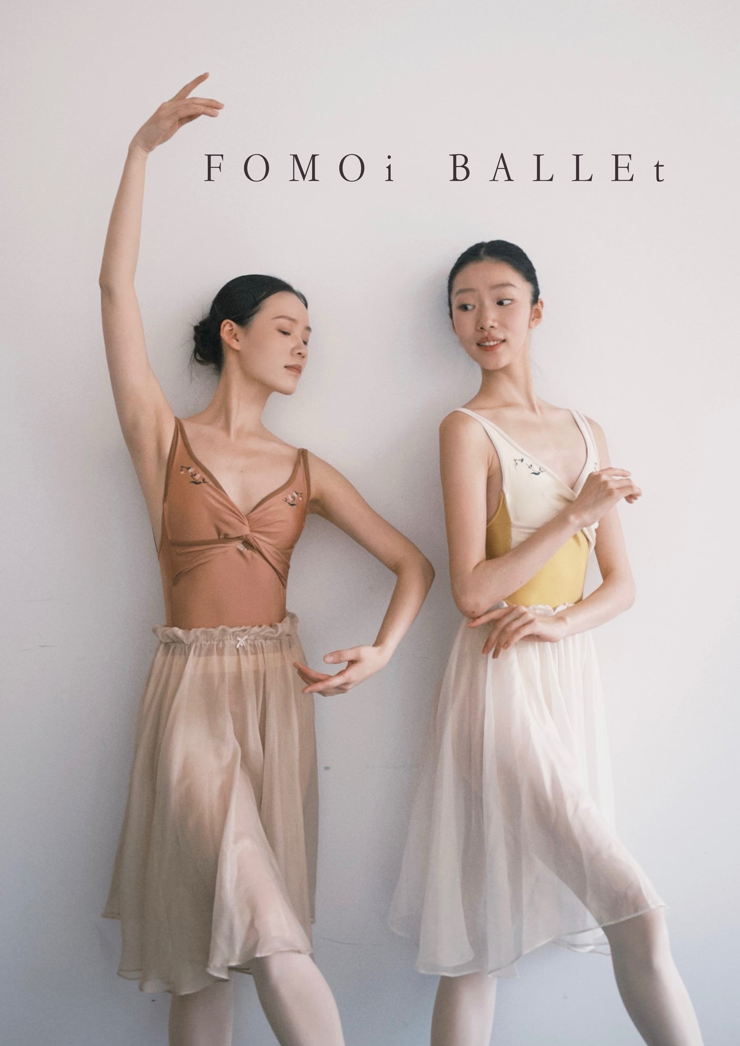 Ballet Leotard | Wound Structure With Floral Embroidery And Pearlescent Fabric