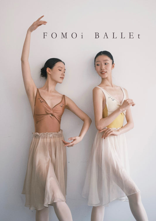 Ballet Leotard | Wound Structure With Floral Embroidery And Pearlescent Fabric