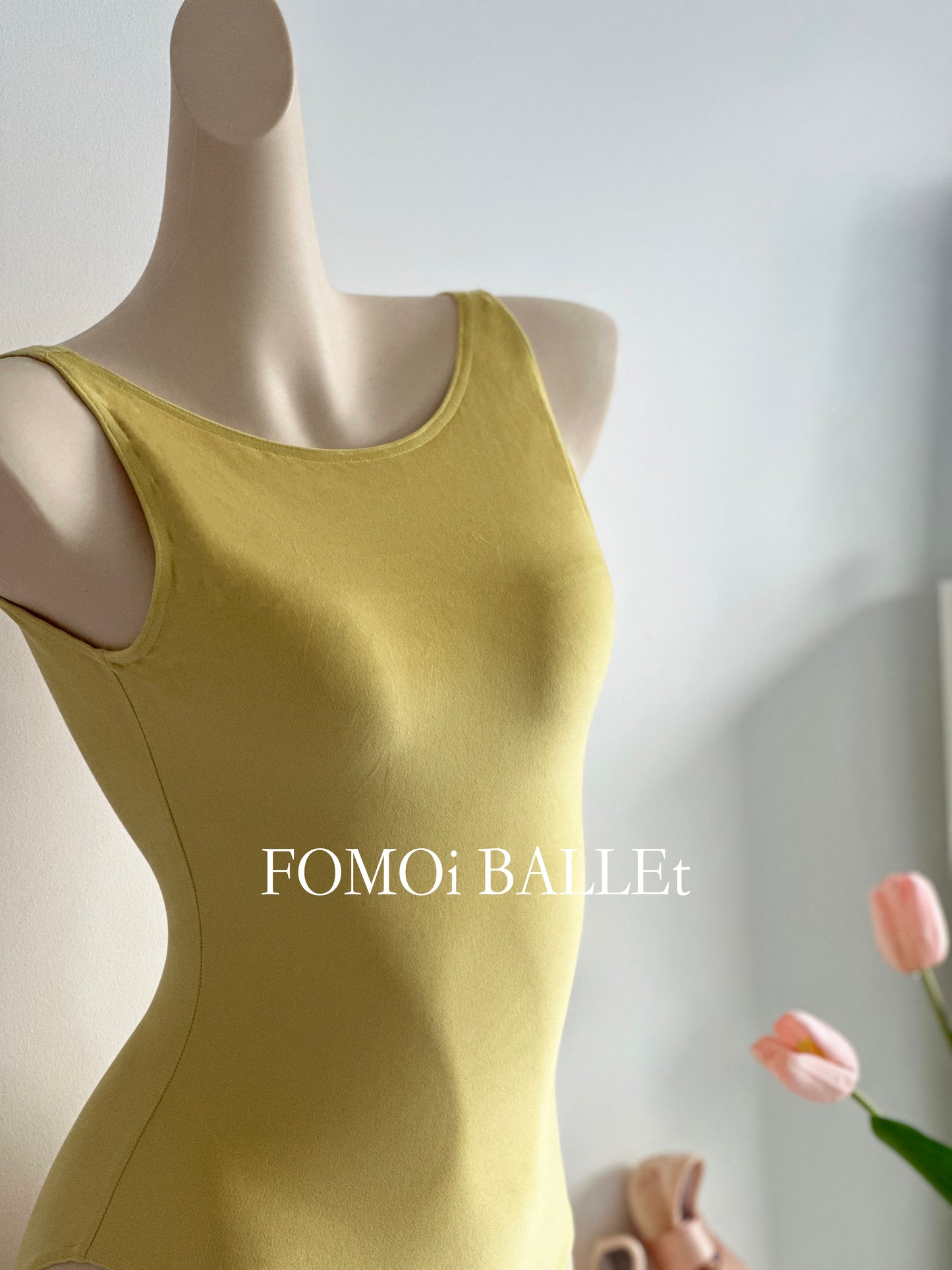 2024s/s 成人 Ballet Leotard｜Classic Velvet Style With Soft Yellow & Blue
