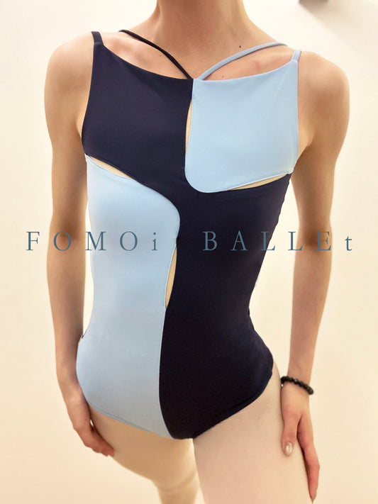 Ballet Leotard | Blush V-Neck Racerback with Pinch Design