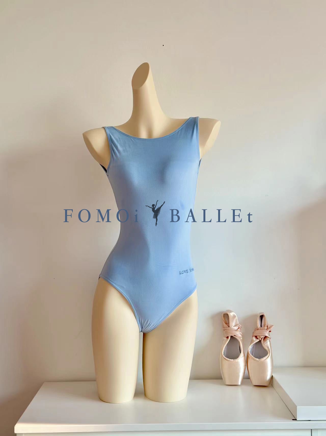 2024s/s 成人 Ballet Leotard｜Classic Velvet Style With Soft Yellow & Blue