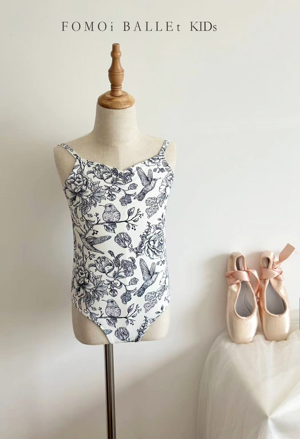 儿童kids Ballet Leotard |    Flower and bird printing