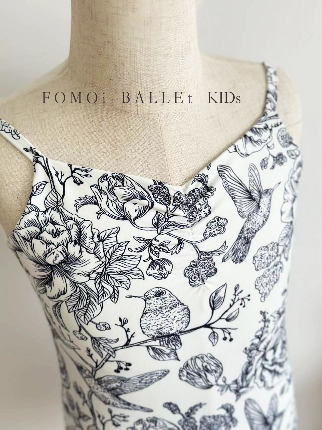 儿童kids Ballet Leotard |    Flower and bird printing